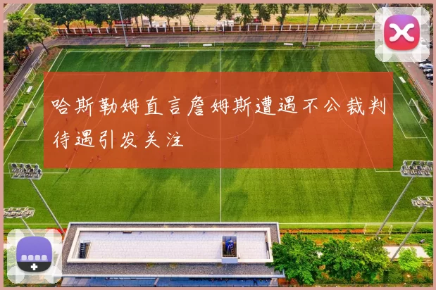 哈斯勒姆直言詹姆斯遭遇不公裁判待遇引发关注